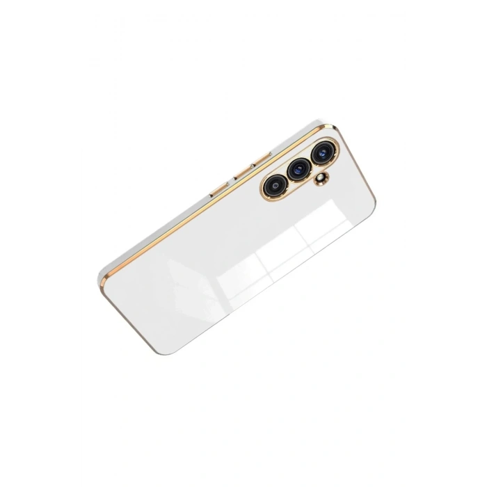 Mey İthalat®  Samsung Galaxy A17 5G Volet Silikon - Beyaz