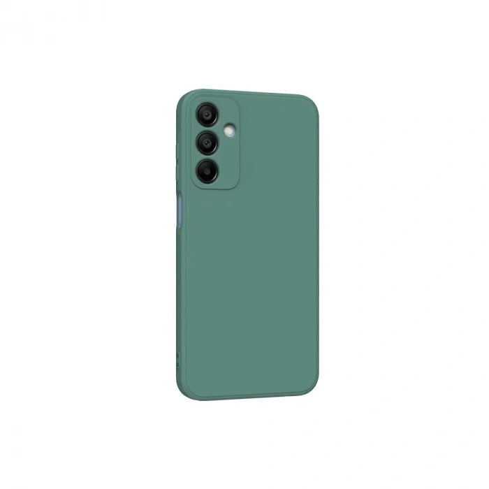 Mey İthalat®  Samsung Galaxy A25 5G Kılıf First Silikon - Koyu Yeşil