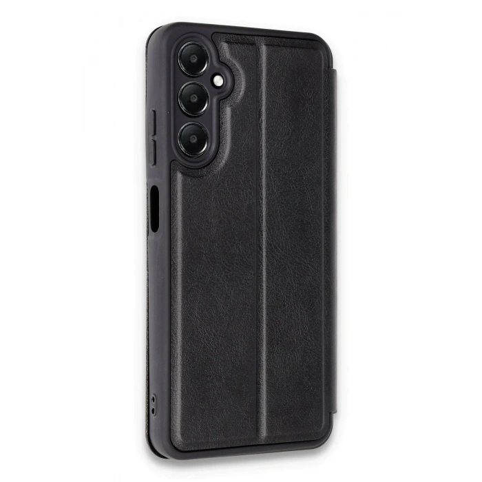 Mey İthalat®  Samsung Galaxy A25 5G Kılıf Flip Cover - Siyah