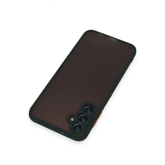 Mey İthalat®  Samsung Galaxy A25 5G Kılıf Montreal Silikon Kapak - Yeşil