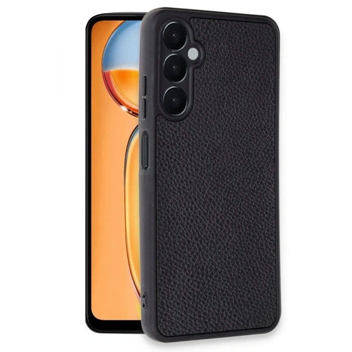 Mey İthalat®  Samsung Galaxy A26 Kılıf Aras Deri Kapak - Siyah