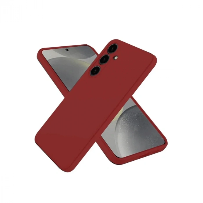 Mey İthalat®  Samsung Galaxy A26 Kılıf First Silikon - Kırmızı