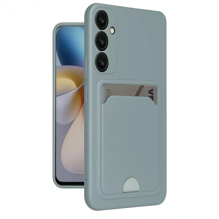 Mey İthalat®  Samsung Galaxy A26 Kılıf Kelvin Kartvizitli Silikon - Açık Yeşil