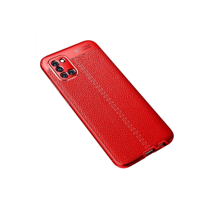 Mey İthalat®  Samsung Galaxy A31 Kılıf Auto Focus Kapak - Kırmızı