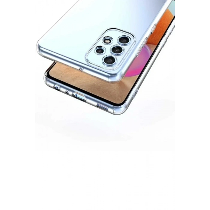 Mey İthalat®  Samsung Galaxy A32 Kılıf Lüx Şeffaf Silikon