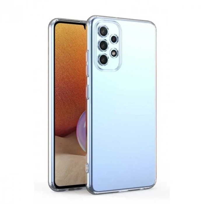 Mey İthalat®  Samsung Galaxy A32 Kılıf Lüx Şeffaf Silikon