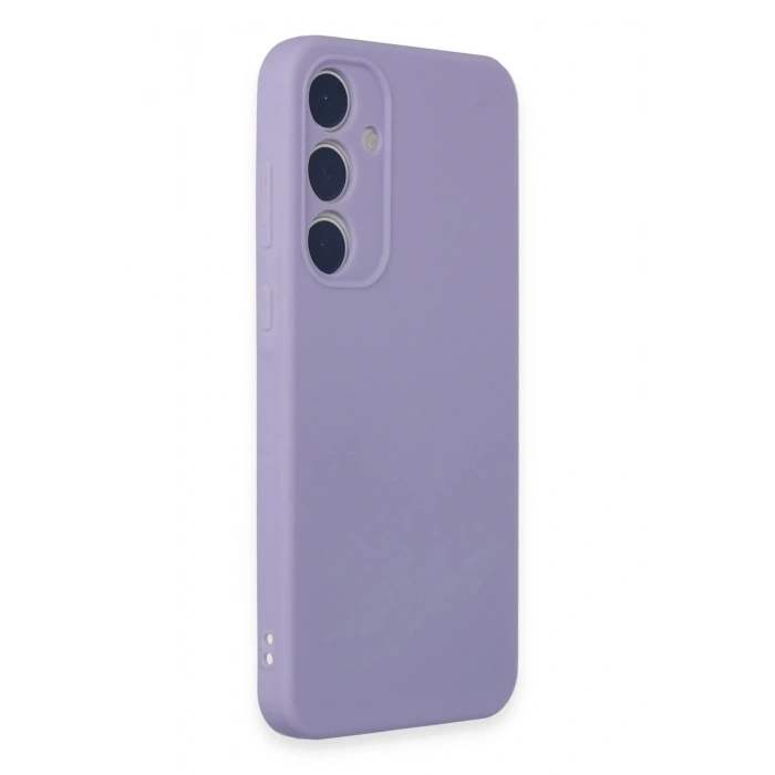 Mey İthalat®  Samsung Galaxy A35 5G Kılıf First Silikon - Lila