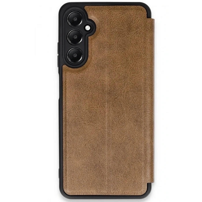 Mey İthalat®  Samsung Galaxy A35 5G Kılıf Flip Cover - Taba