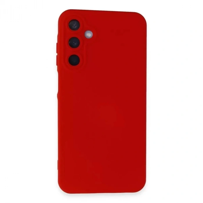 Mey İthalat®  Samsung Galaxy A35 5G Kılıf Nano içi Kadife Silikon - Kırmızı