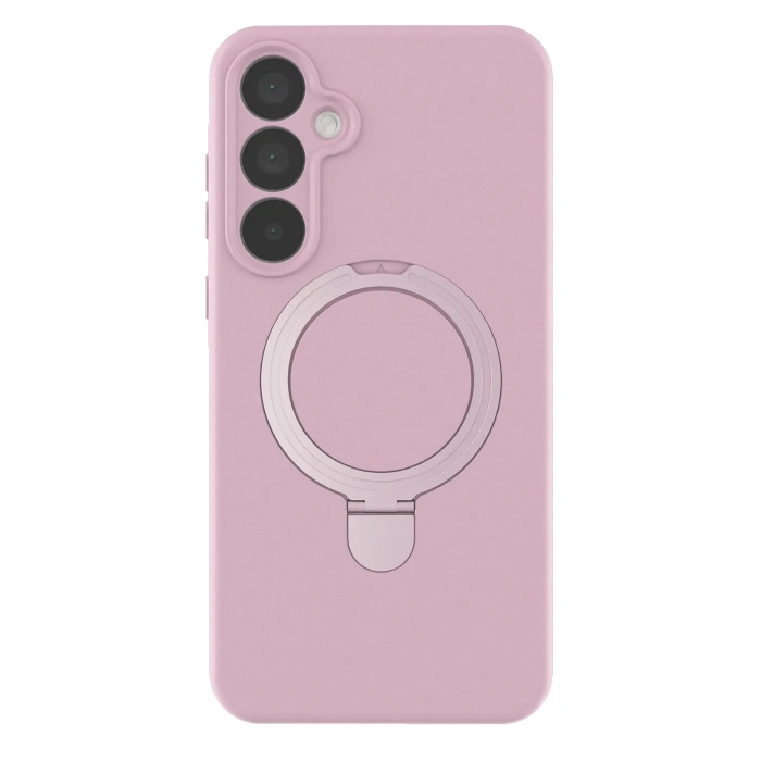 Mey İthalat®  Samsung Galaxy A35 5G Regal Magsafe Standlı Kapak - Açık Pembe