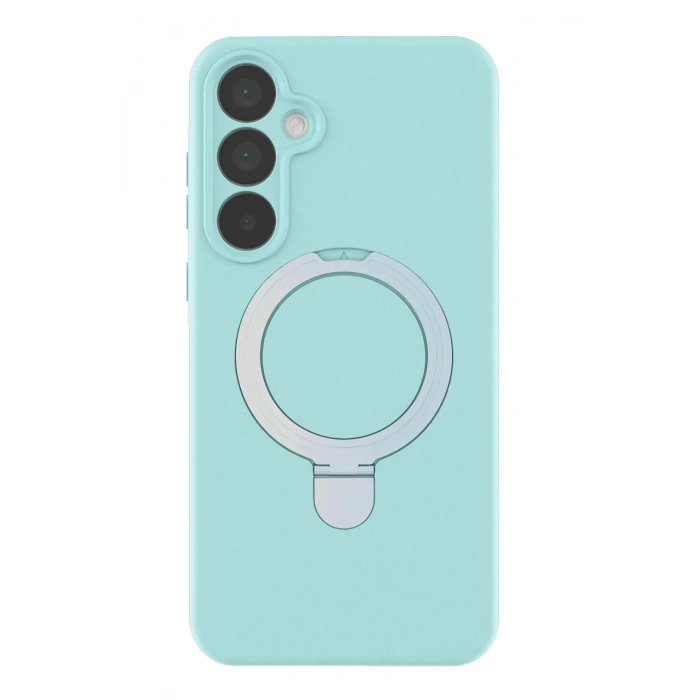 Mey İthalat®  Samsung Galaxy A35 5G Regal Magsafe Standlı Kapak - Su Yeşili