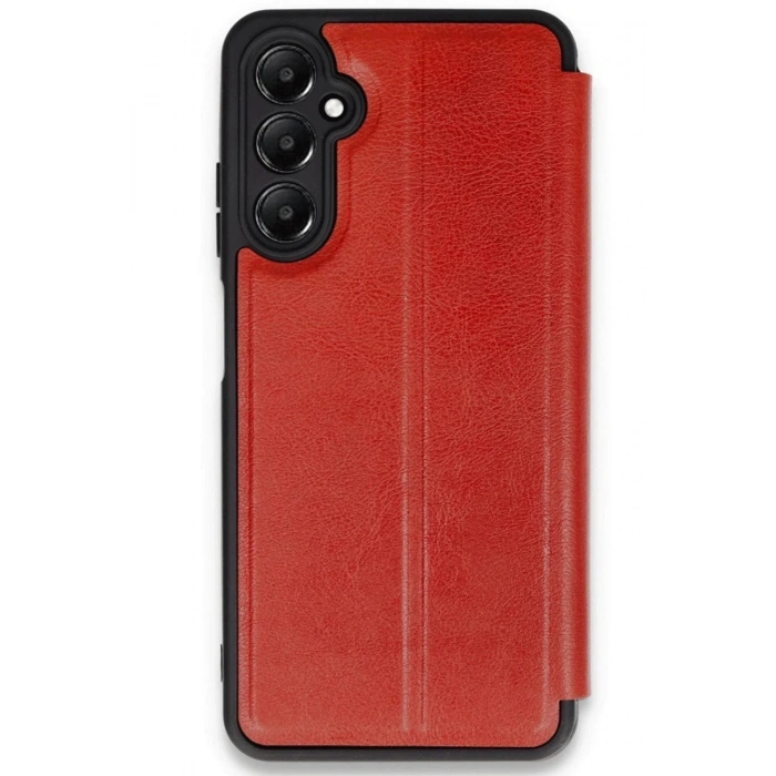 Mey İthalat®  Samsung Galaxy A36 Kılıf Flip Cover - Kırmızı