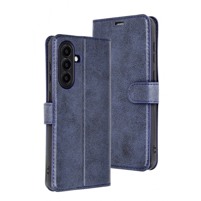 Mey İthalat®  Samsung Galaxy A36 Kılıf Trend S Plus Kapaklı Kılıf - Lacivert