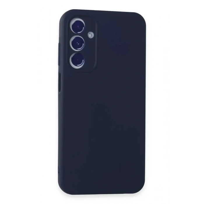 Mey İthalat®  Samsung Galaxy A55 5G Kılıf First Silikon - Lacivert