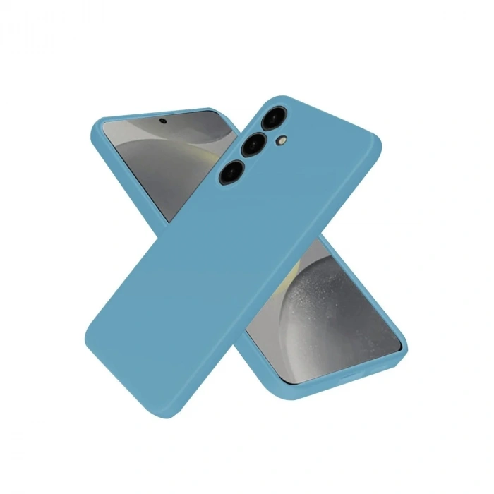 Mey İthalat®  Samsung Galaxy A56 Kılıf Nano içi Kadife Silikon - Mavi