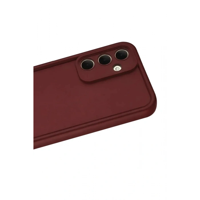 Mey İthalat®  Samsung Galaxy A56 Kılıf Viera Silikon - Bordo