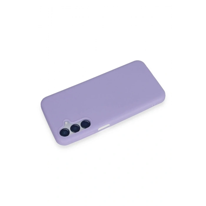 Mey İthalat®  Samsung Galaxy M15 Kılıf First Silikon - Lila