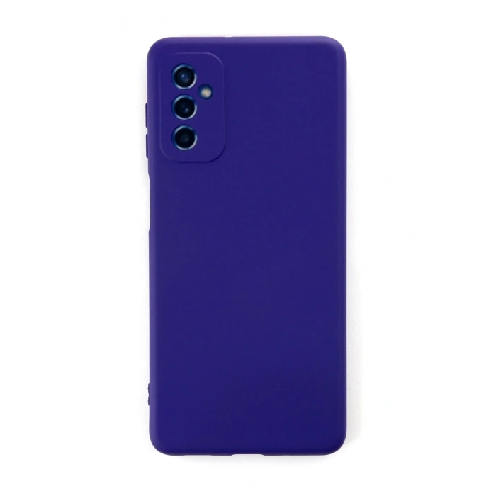 Mey İthalat®  Samsung Galaxy M52 5G Kılıf Nano içi Kadife Silikon - Mor