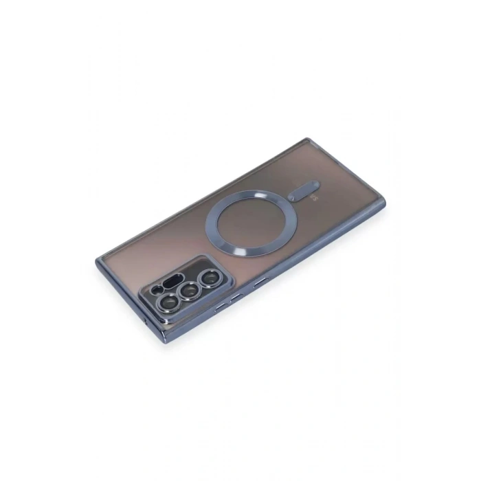 Mey İthalat®  Samsung Galaxy Note 20 Ultra Kılıf Kross Magneticsafe Kapak - Sierra Blue