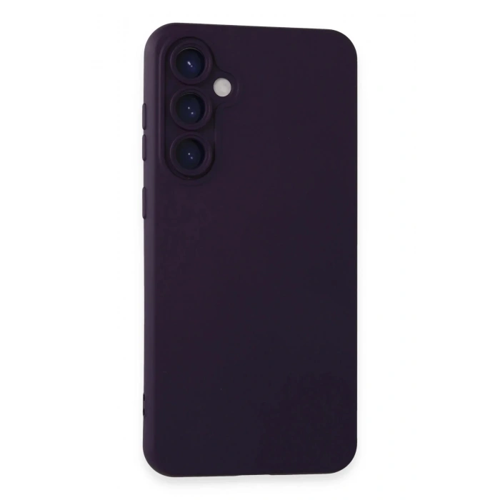 Mey İthalat®  Samsung Galaxy S23 FE Kılıf Nano içi Kadife Silikon - Mor