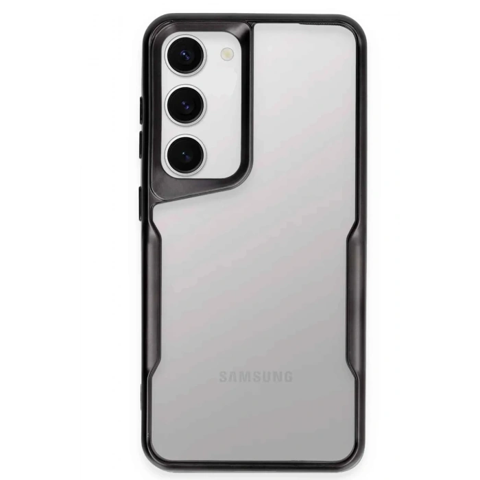 Mey İthalat®  Samsung Galaxy S23 Kılıf Boyi Silikon Kapak - Siyah