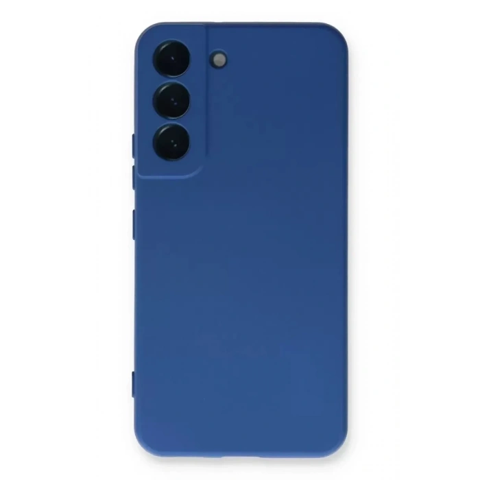 Mey İthalat®  Samsung Galaxy S23 Kılıf Nano içi Kadife Silikon - Mavi