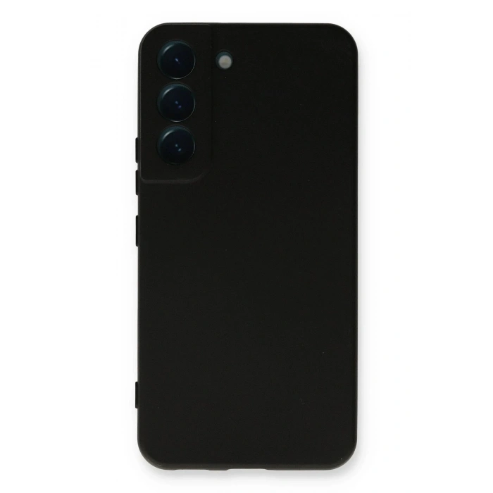 Mey İthalat®  Samsung Galaxy S23 Plus Kılıf Nano içi Kadife Silikon - Siyah