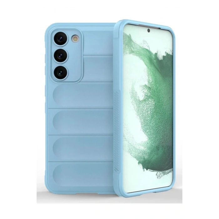 Mey İthalat®  Samsung Galaxy S23 Plus Kılıf Optimum Silikon - Sky Blue
