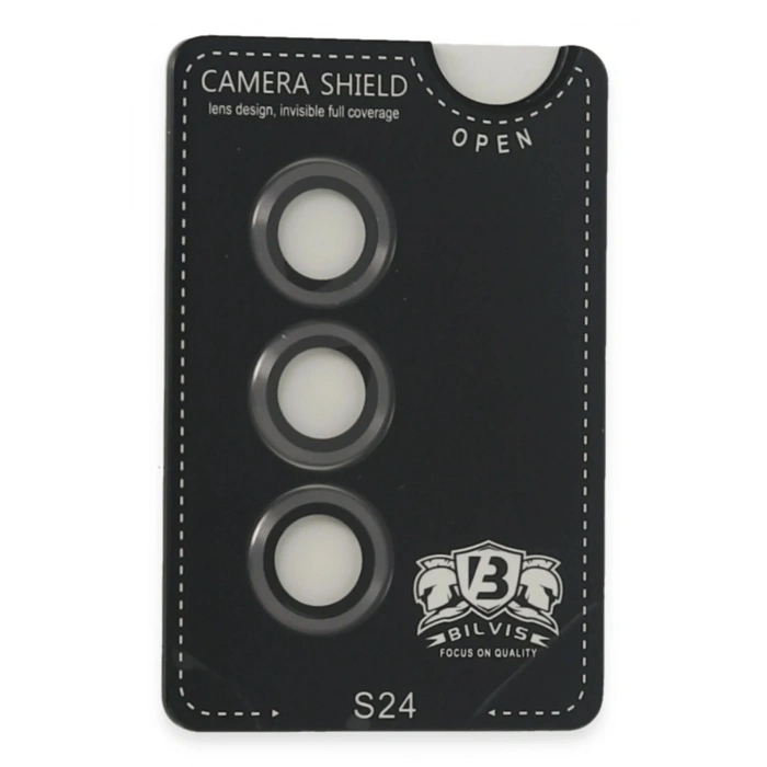 Mey İthalat®  Samsung Galaxy S24 Bilvis Titan Kamera Lens - Titan Gri