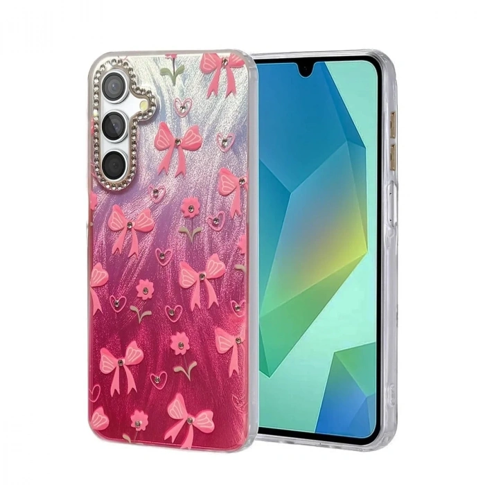 Mey İthalat®  Samsung Galaxy S24 FE Kılıf Blade Aynalı Desenli Kapak - Desen 3