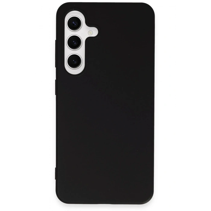 Mey İthalat®  Samsung Galaxy S24 Kılıf First Silikon - Siyah