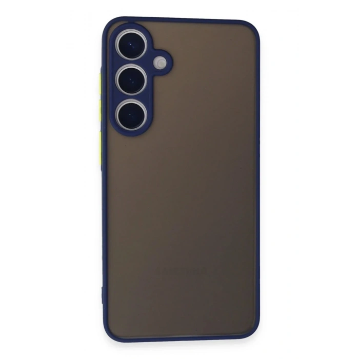 Mey İthalat®  Samsung Galaxy S24 Kılıf Montreal Silikon Kapak - Lacivert