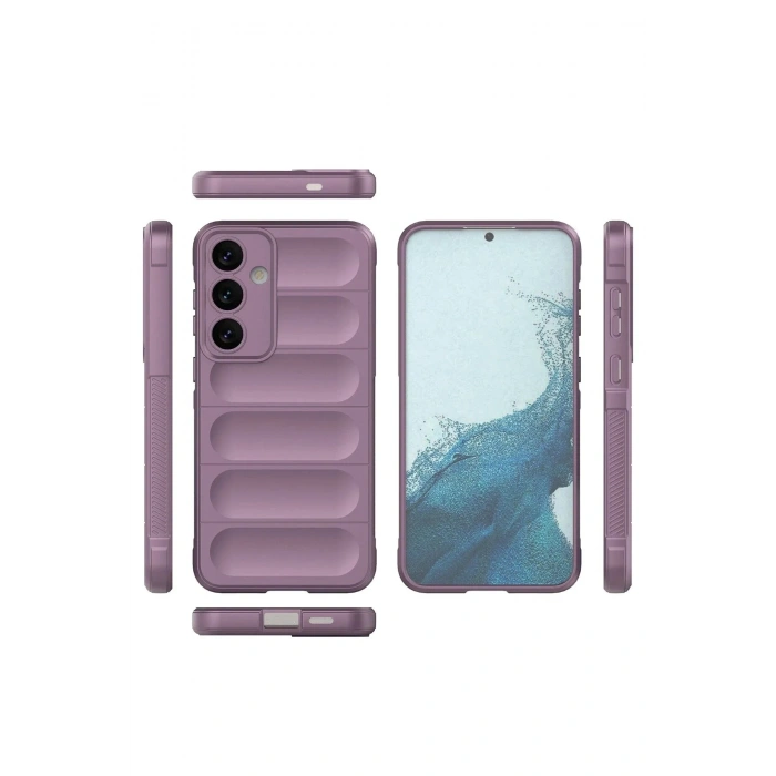 Mey İthalat®  Samsung Galaxy S24 Kılıf Optimum Silikon - Mor