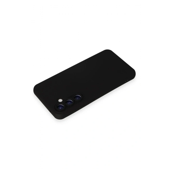 Mey İthalat®  Samsung Galaxy S24 Plus Kılıf Nano içi Kadife Silikon - Siyah