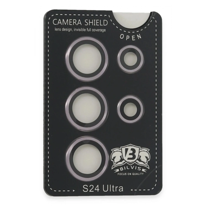 Mey İthalat®  Samsung Galaxy S24 Ultra Bilvis Titan Kamera Lens - Derin Mor
