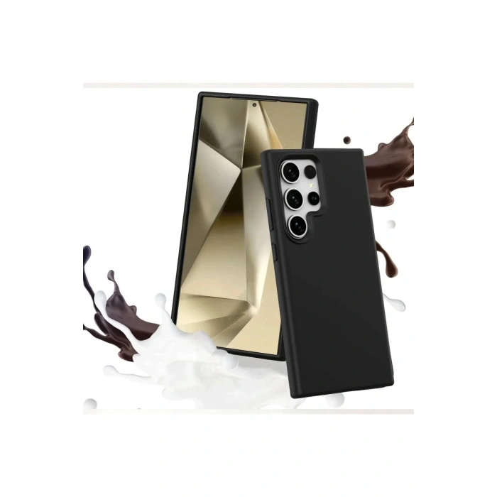 Mey İthalat®  Samsung Galaxy S24 Ultra Kılıf First Silikon - Mavi