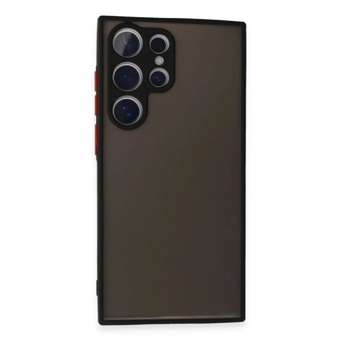 Mey İthalat®  Samsung Galaxy S24 Ultra Kılıf Montreal Silikon Kapak - Siyah
