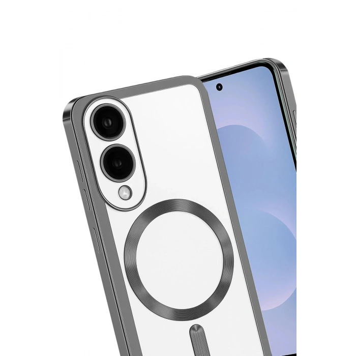 Mey İthalat®  Samsung Galaxy S25 Edge Kross Magneticsafe Kapak - Titan Gri