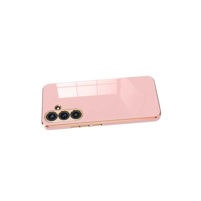 Mey İthalat®  Samsung Galaxy S25 FE Volet Silikon - Pembe