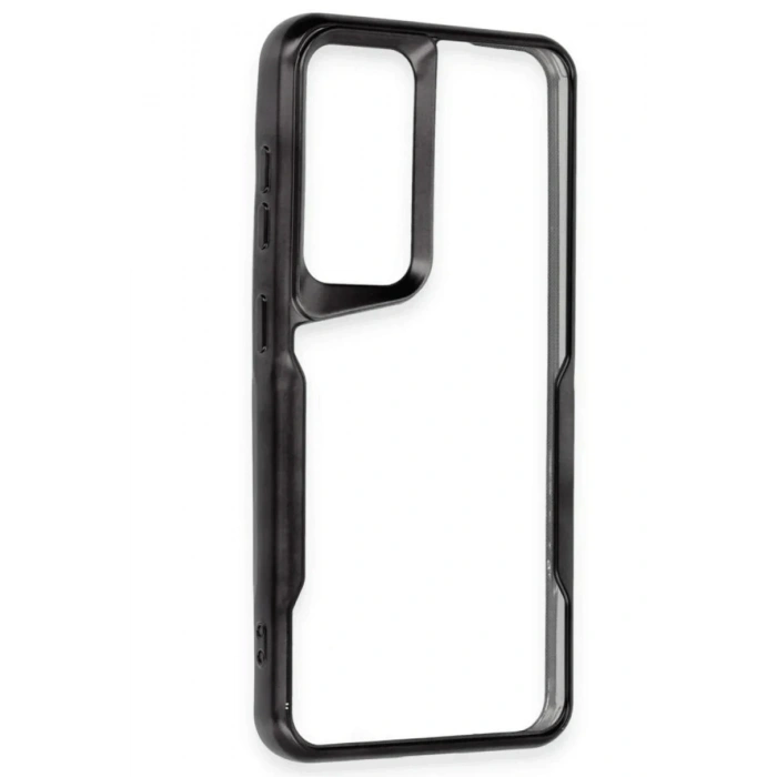 Mey İthalat®  Samsung Galaxy S25 Kılıf Boyi Silikon Kapak - Siyah