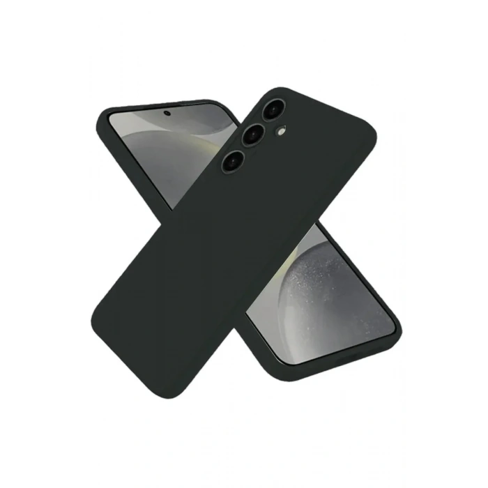 Mey İthalat®  Samsung Galaxy S25 Kılıf Nano içi Kadife Silikon - Siyah
