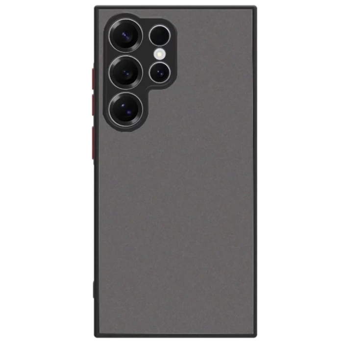 Mey İthalat®  Samsung Galaxy S25 Ultra Kılıf Montreal Silikon Kapak - Siyah