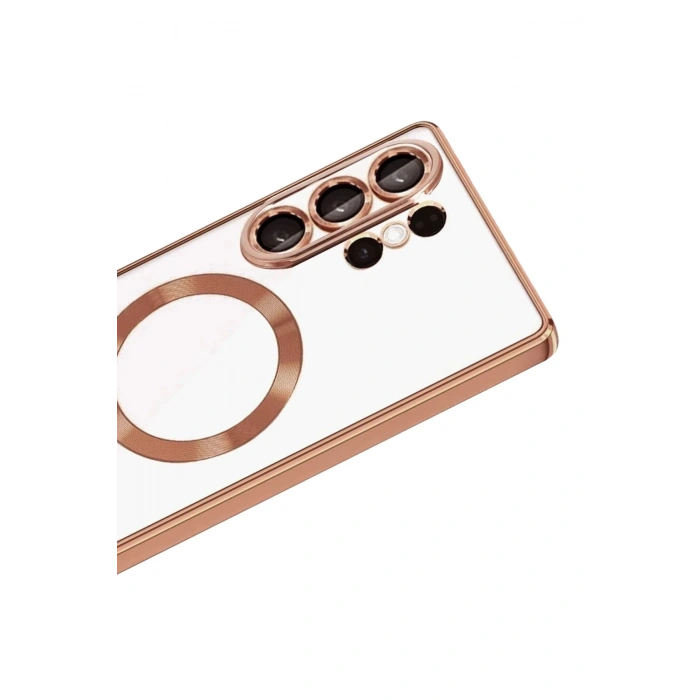 Mey İthalat®  Samsung Galaxy S26 Ultra Kross Magneticsafe Kapak - Çöl Titanyum