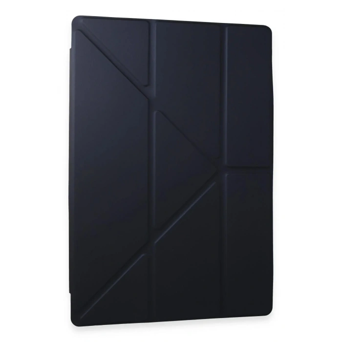 Mey İthalat®  Samsung Galaxy Tab A9 Plus Kılıf Kalemlikli Mars Tablet Kılıfı - Lacivert