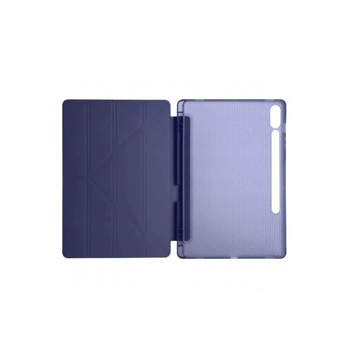 Mey İthalat®  Samsung Galaxy X510 Tab S9 FE 11 Kılıf Kalemlikli Mars Tablet Kılıfı - Lacivert