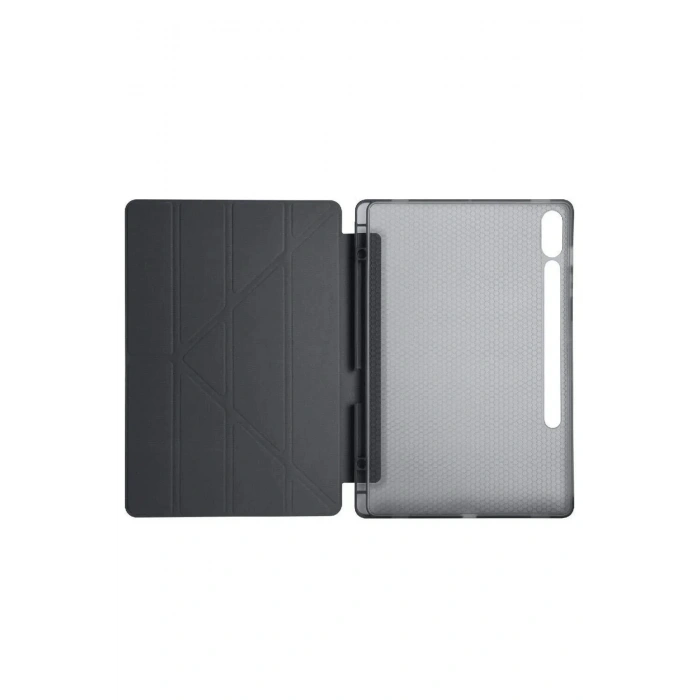 Mey İthalat®  Samsung Galaxy X610 Tab S9 FE Plus 12.4 Kılıf Kalemlikli Mars Tablet Kılıfı - Siyah