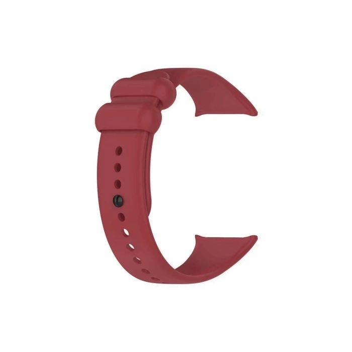 Mey İthalat®   Smart Band 8 Pro Klasik Kordon - Bordo