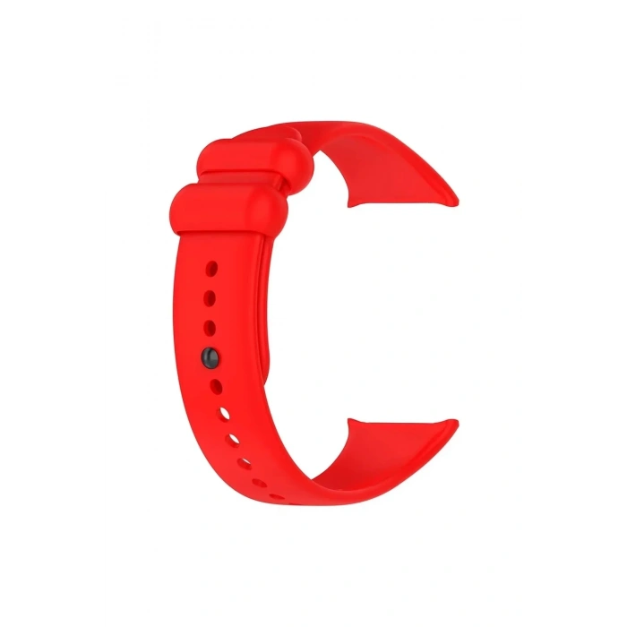 Mey İthalat®   Smart Band 8 Pro Klasik Kordon - Kırmızı