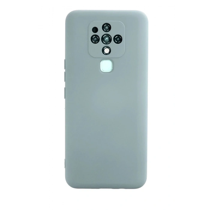 Mey İthalat®  Tecno Camon 16 Kılıf Nano içi Kadife Silikon - Buz Mavisi