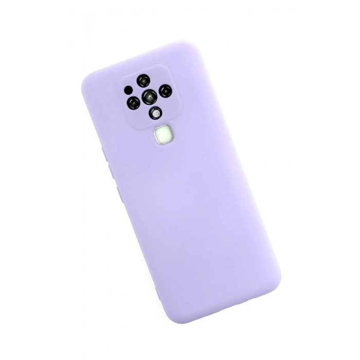 Mey İthalat®  Tecno Camon 16 Kılıf Nano içi Kadife Silikon - Lila